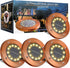JKIMK Solar Ground Lights Outdoor Waterproof Flat Garden Solar Disk Lights Outdoor