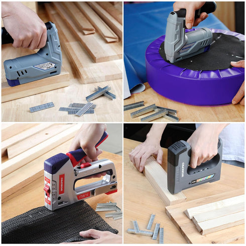 WORKPRO Heavy Duty T50 7500-Count Staples for Staple Gun, 1/2"+3/8" Staples and 5/8" Brad Nails