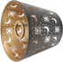 SUNFECILI Shade,E27 E26 Small Lamp Shade,Metal Lampshade,Shadow Metal Lamp Clip On Lamp Shade Table Hollow Out Iron