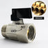 YOO.MEE Shut-Off Brass Ball Valve - 1/2'' Standard Connections with Polished Chrome Finish