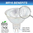 Simba Lighting Halogen MR16 20W 12V Light Bulbs (10 Pack) for Landscape, Track Lights, Fiber Optics, Desk Lamps, BAB C Spotlights with Glass Cover, GU5.3 Bi Pin Base, 2700K Warm White Dimmable by Simba Lighting