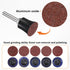 53pcs Set 1" 1/4" 36/60/80/120/240 HARFINGTON Quick Change Discs Roll Lock Sanding Discs with Shank Pad Holder Grit