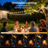wtiyvxr 25 G40 Lights,13 Bulbs(1 IP65 Dimmable Bulbs E12 2200K FT Outdoor String Lights Globe Shatterproof Patio