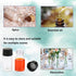 20 PCS 20ML Clear Small Liquid Sample Glass Vials with Screw Caps, Leak-Proof Vial, 24-414 Black Screw Cap