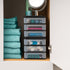 IRIS USA Plastic Stacking Desk Top 3-Drawer Storage Organizer, 4-Pack for Crafts, Office, and Small Organization