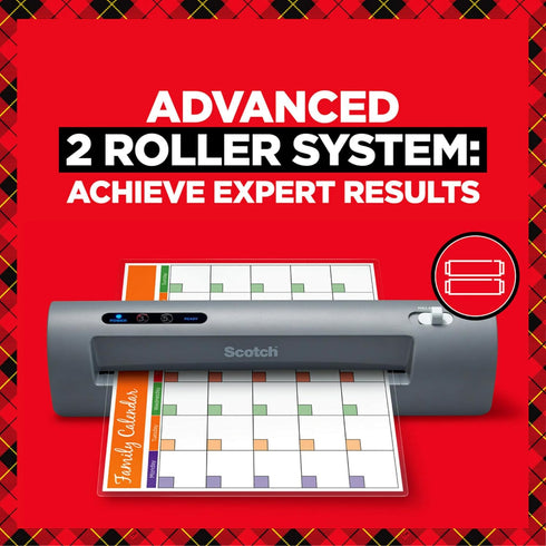 Scotch TL901X Thermal Laminator, Gray, 1 Laminating Machine for Photos, Documents & Recipe Cards, 9 in.