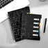 CAGIE 5 Subject Notebook for Work, 240 Pages Spiral Notebooks, College Ruled with Dividers Tabs, A5 Small Note Book