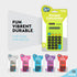 Pocket Size Calculator 8 Digit, Dual Power, Large LCD Display, School Student Desktop Accounting (Pack of 6) - Emraw