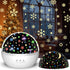Christmas Projector Night Light Indoor, Snowflake NightLight for Room Decor, Kids Star