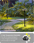 5W 2200K/2700K/3000K/4000K/5000K 20 Inch 12V Pack 1 Pathway Lights Low Voltage, Black, LED Wired Low Voltage Landscape