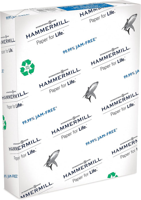 Hammermill Printer Paper, Great White 50% Recycled Paper, 8.5 x 11 -