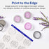 Avery Printable Round Labels with Sure Feed, 3/4" Diameter, Glossy Clear, 400 Customizable Labels