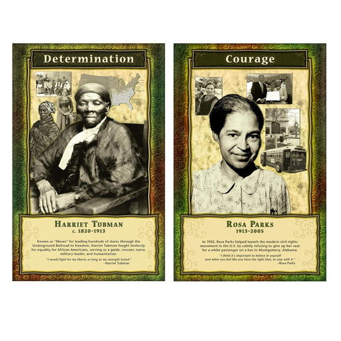 North Star Teacher Resource NST3056 Leaders and Achievers Bulletin Board Set - Set of 8 Posters