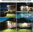 3 270 IP65 3 (2 Packs) White Solar Security Light Outdoor Super Bright LED, Motion Sensor Flood Light, Heads Wide