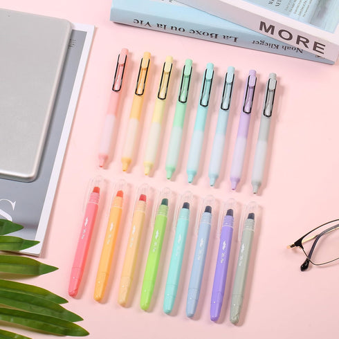 Mr. Pen- Bible Highlighters and Pens, 16 Pack, Gel Highlighters, Bible Highlighters No Bleed, Retractable Gel Pens, Bible Journaling Kit, Gel Highlighter No Bleed Through by Mr. Pen