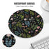 Auhoahsil 8.7 8.7 3mm, Round Mouse Pad, Cute Small Computer Mouse Mat, Personalized Pattern, Stitched Edge, Non-Slip
