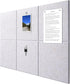 Large Felt Wall Tiles Bulletin Board, 6 Pack 11.81”x11.81”x0.47” with Safe Removable Adhesive Tabs for Home Office
