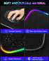 BosoChe 10W, 31.5"x11.8" 9 Wireless Charging RGB Gaming Mouse Pad Large Desk Mat, Light Modes, Non-Slip Rubber Base