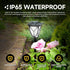 6500K IP65 6-Pack Ensenior Solar Lights Outdoor, LED Solar Garden Lights for Pathway Yard Patio Walkway Planter Walkway