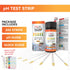 pH Test Strips 4.5 to 9.0, 200 ct for Urine and Saliva Body pH Testing, Urinalysis Reagent Test Strips
