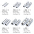 Wirefy 100 PCS Non Insulated Butt Connectors Kit, Uninsulated Crimp Wire Connectors for 24-8 AWG