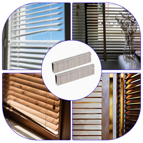 Tweruna 80 (1.60.5cm/0.60.2inch) PCS Plantation Shutter Repair Kit, Plantation Shutter Staples, Replacement Louvers