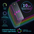 Large RGB Gaming Mouse Pad with Wireless Charging, LED Light, Non-Slip Rubber Base, Waterproof Desk Pad for Home Office
