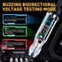 Upgraded Buzzer Automotive Test Light, DC 3-72V Heavy Duty Digital LED Circuit Tester with Voltmeter & Polarity