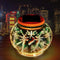 EONLYX Solar Outdoor Table Lamp, Solar Powered Mosaic Glass Ball Garden Lights Waterproof