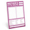 Knock Knock Mother's Little Helper Checklist Note Pad - 6 x 9-inches