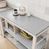 15.8inx23ft ReWallpaper Stainless Steel Backsplash Wallpaper Peel and Stick Oil Resistant Brushed Silver Contact Paper