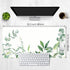 Eucalyptus Leaves Large Mouse Pad, Green Plants Extended Gaming Mousepad XXL Size (31.5x15.75 Inchs) for Desktop Laptop