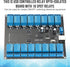 Yoidesu 9-36V 16 Channel Relay Module, USB Controlled Relay Board with 16 SPDT Relays for ON/Off Switching