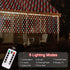 5ft 5ft 100 echosari Christmas Net Lights Battery Operated, x LED Net Light Outdoor Mesh Lights Remote Timer Mesh