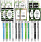 Geyee 24 Pcs Mini Motivational Pens, Inspirational Notepads, Bulk Appreciation Gifts, Funny Ballpoint Pen Set for