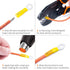 Wirefy 90 PCS Heat Shrink Ring Terminals, 5/16" Resistant Ring Connectors, Eyelet Wire Connectors, Yellow 10-12 AWG