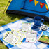 wootile 18 Sets Summer Camp Greeting Cards for Campers How's Camp Notes Adventure Flat Cards for Travel Fill in The