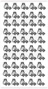 ARK CREATION INC. ARK Creation 50 Gym Work Out Reminder Stickers | Fitness Stickers |