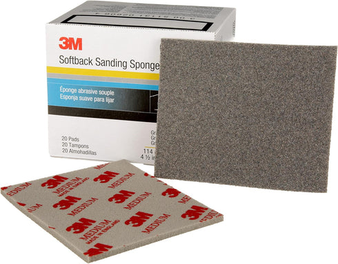 3M Softback Sanding Sponge 02606, 4 1/2 x 5 1/2 in, 20