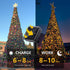 100LED 8 Solar String Lights Outdoor Waterproof Christmas Fairy Light Modes Garden Christmas Easter Halloween