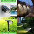 3 Pack/62 3 2-in-1 nipify Solar Spot Lights Outdoor, LED Solar Motion Sensor Lights Outdoor Waterproof, Modes Solar