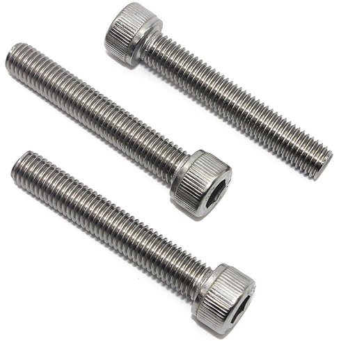 Fullerkreg M6-1.0 x 50MM Socket Head Cap Screws, Allen Socket Drive, AISI 304 Stainless Steel, Quantity 10