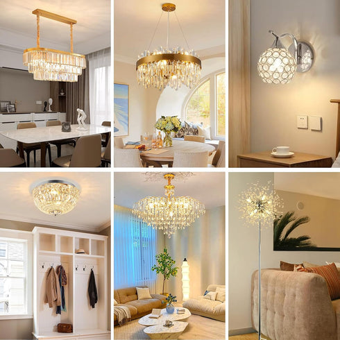G9 Bulb Dimmable, 2700K, 4W G9 Bulbs, 40W T4 G9 360Beam 120V 450LM, 10 Pack LED Warm White Light Halogen Equivalent, Bi
