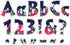 Barker Creek Letter Pop-Outs, 4" Multicolor Designer Letters for Bulletin Boards, Breakrooms, and Displays