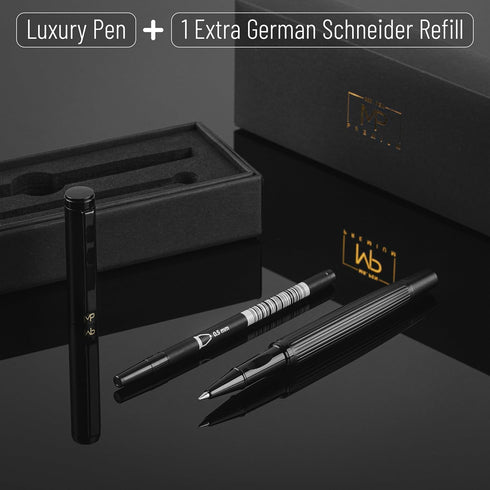 Mr. Pen- Luxury Pen, Matte Black Barrel, Black Ink, Fancy Pen, Fancy Pens for Women, Nice Pens for Men, Pen Gift, Writing Pens, Metal Pen, Fancy Pens for Men, Executive Pen, Father’s Day Gift by Mr. Pen