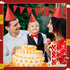 Mouse Birthday Decorations, Marquee Light Up Number Sign for 1st 2nd 3rd Birthday Party Table Centerpieces (Red Number