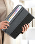 Sooez Accordion File Organizer - 12 Pocket Expanding File Folder with Safe Zipper, Pencil Pouch, Portable Monthly