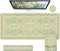 iCasso Mouse Pad with Wrist Rest,Large Desk Mat Set,Ergonomic Keyboard Pad with Wrist