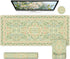 iCasso Mouse Pad with Wrist Rest,Large Desk Mat Set,Ergonomic Keyboard Pad with Wrist