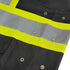 Pioneer Safety Vest for Men, Hi Vis Reflective Solid Neon, 8 Pockets, Zipper, Adjustable for Construction, Traffic,
